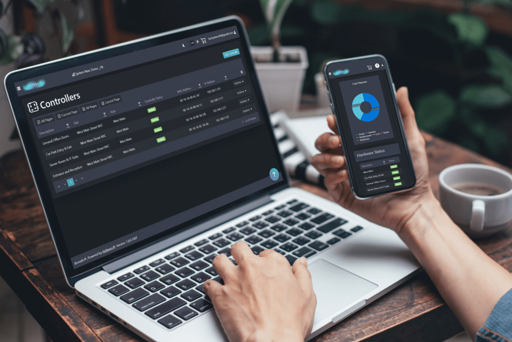 Features of a cloud based security system - Borealis 1 Borealis UI
